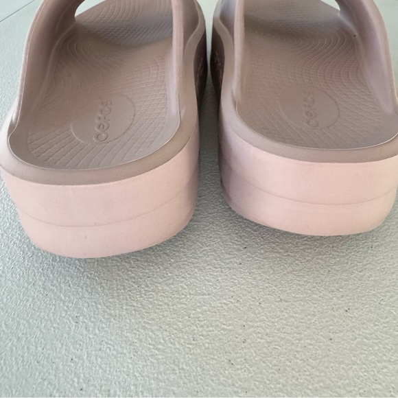 Oofos Women's Oomega Ooahh Slide Platform Sandal Pink Size 11 - Picture 5 of 9